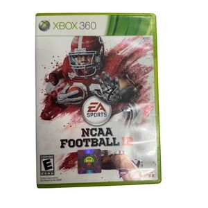 NCAA Football 12 Xbox 360 Game Complete With‎ Case Tested and Working